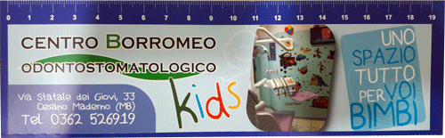 Righello Tienimidocchio sponsorizzato da Centro Borromeo